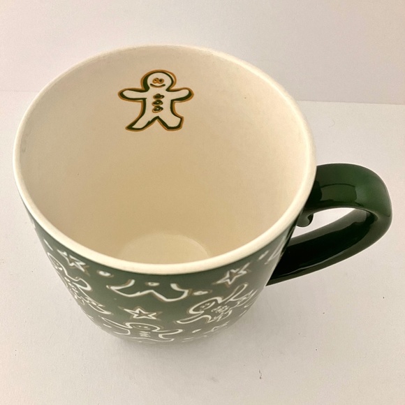 Gingerbread Men, Women & Stars Barista Mug 2001 Starbucks, New with Original Box - Picture 3 of 13